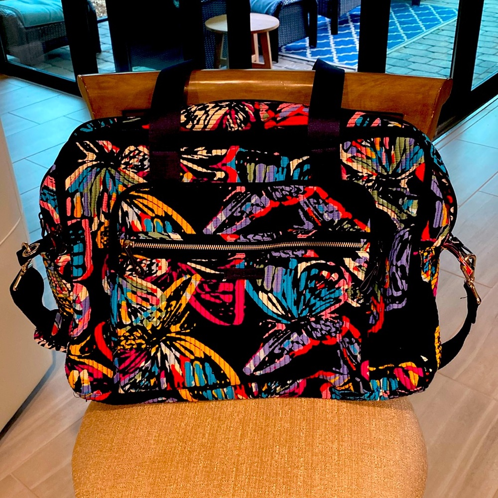 Vera Bradley Butterfly Flutter Weekender Bag